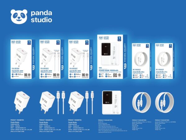 ชุดชาร์จ PandaStudio 25W Super fast charging Typer C to Typer C - Image 2